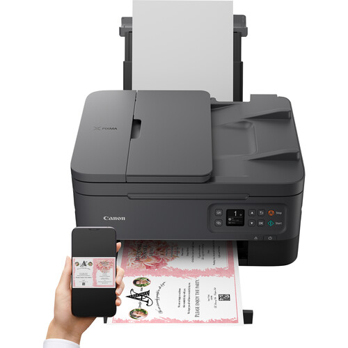 Canon PIXMA TR7020 Wireless Inkjet All-in-One Printer (Black)