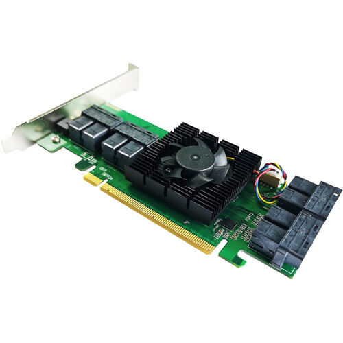HighPoint SSD7180 PCIe 3.0 x16 8-Channel U.2 NVMe RAID Controller