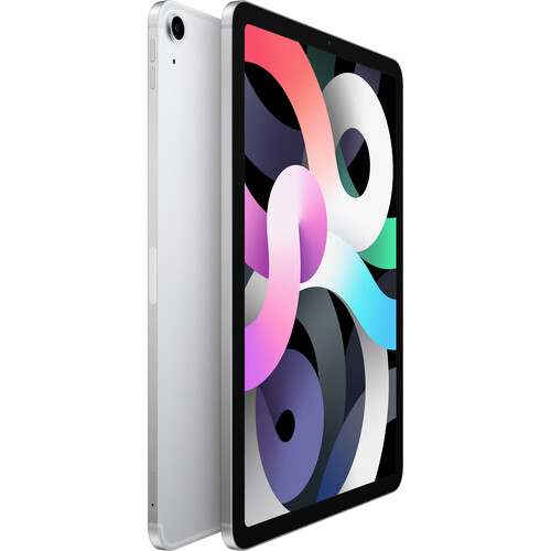 Apple 10.9" iPad Air (4th Gen, 256GB, Wi-Fi + 4G LTE, Silver)