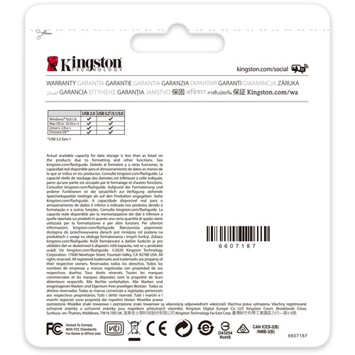 Kingston 64GB DataTraveler Exodia Flash Drive