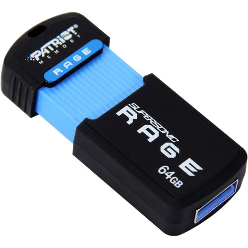 Patriot 64GB Supersonic Rage USB 3.2 Gen 1 Flash Drive