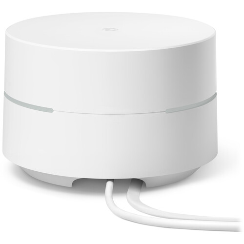 Google Wifi AC1200 Wireless Dual-Band Gigabit Mesh Wi-Fi Router (Snow, 1-Pack)