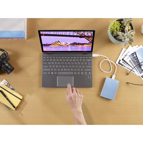 Seagate 2TB One Touch USB 3.2 Gen 1 External Hard Drive (Light Blue)