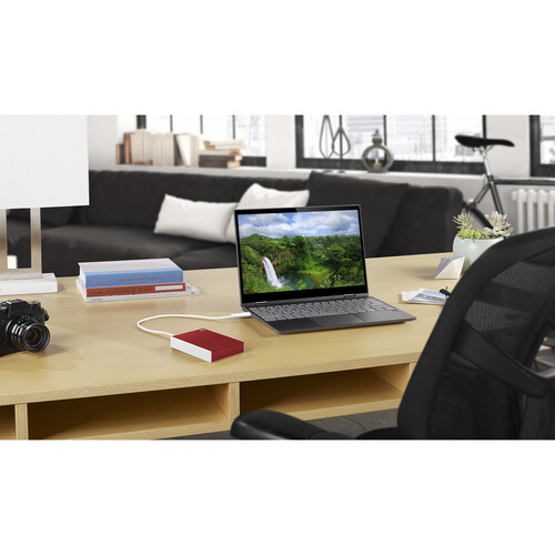 Seagate 4TB One Touch USB 3.2 Gen 1 External Hard Drive (Red)