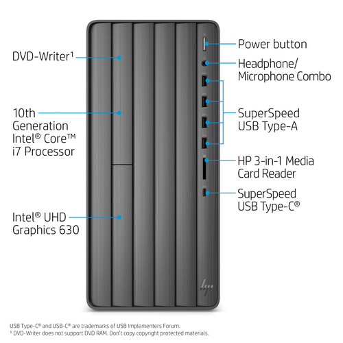 HP Envy Desktop Computer (Black)