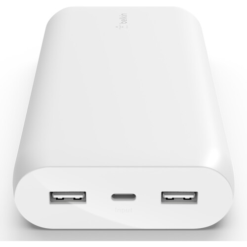Belkin Boost Charge Power Bank (20,000mAh, White)