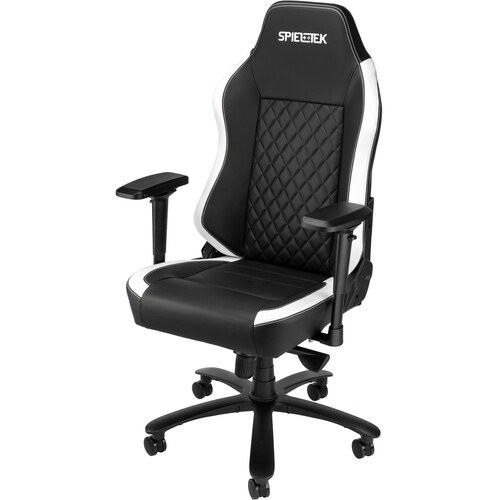Spieltek 300 Series Gaming Chair (Black/White)