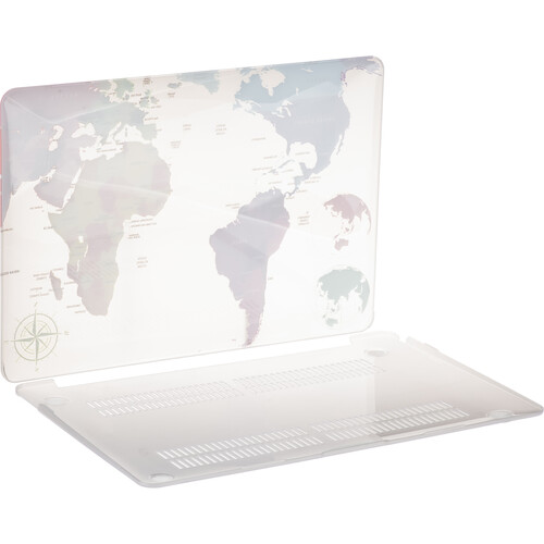 iBenzer Hard-Shell Case for MacBook Air 13" Retina with Touch ID (Map)