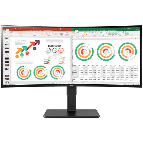 LG 34BN77C-B 34" 21:9 Curved IPS TAA Monitor