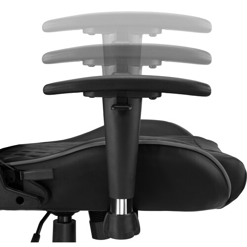 Spieltek 100 Series Gaming Chair (Black & Gray)