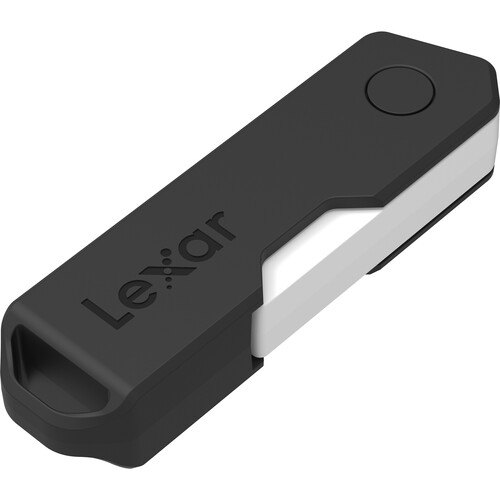 Lexar 64GB JumpDrive TwistTurn2 USB Flash Drive (Black)