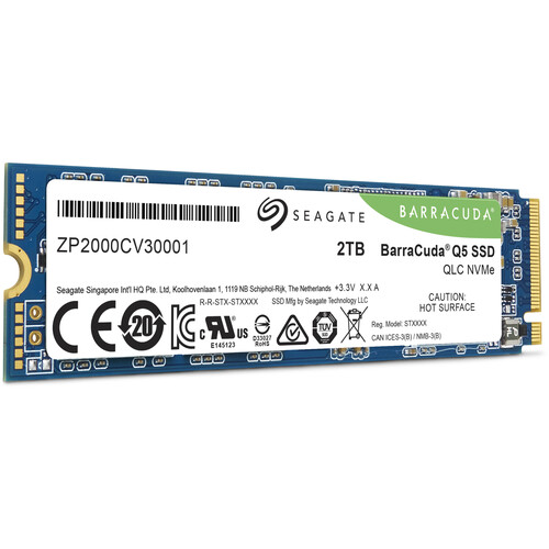 Seagate 2TB BarraCuda Q5 PCIe M.2 Internal SSD