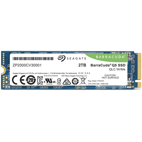 Seagate 2TB BarraCuda Q5 PCIe M.2 Internal SSD