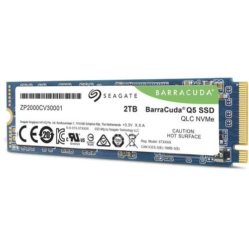 Seagate 2TB BarraCuda Q5 PCIe M.2 Internal SSD