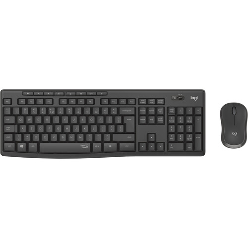 Logitech MK295 Silent Wireless Keyboard & Mouse Combo (Graphite)