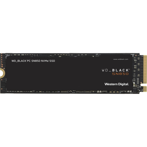 WD 2TB WD_Black SN850 Gaming Internal NVMe PCIe 4.0 SSD without Heatsink