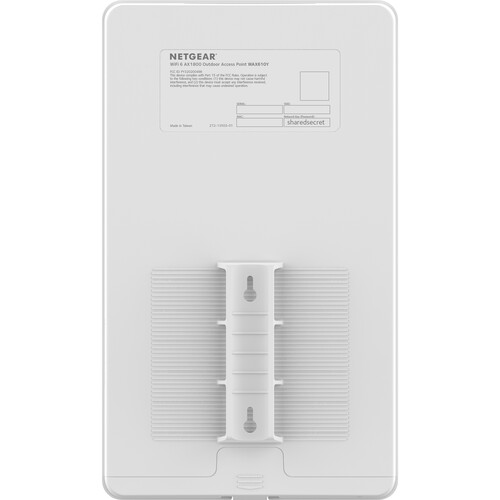 Netgear WAX610Y AX1800 Dual-Band PoE-Compliant Cloud Managed Outdoor Access Point
