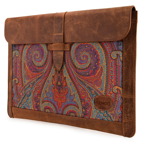 Londo Genuine Leather Sleeve for 13 and 13.3" MacBook Pro and MacBook Air (Brown)