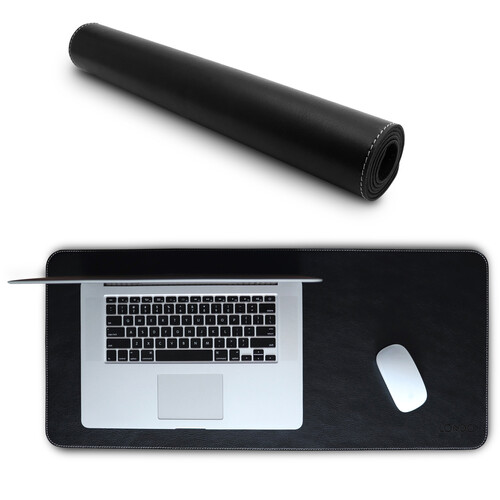 Londo Genuine Leather Extended Mouse Pad (Black)