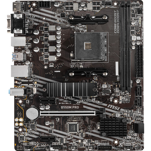 MSI B550M PRO Mini-ATX Motherboard