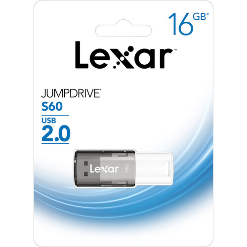 Lexar 16GB JumpDrive S60 USB 2.0 Type-A Flash Drive