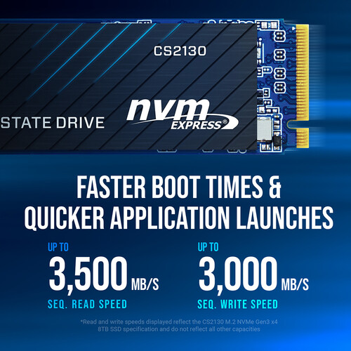PNY Technologies CS2130 1TB M.2 NVMe SSD