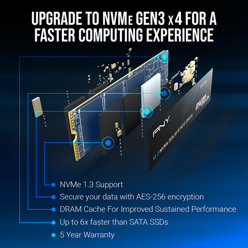 PNY Technologies CS2130 4TB M.2 NVMe SSD