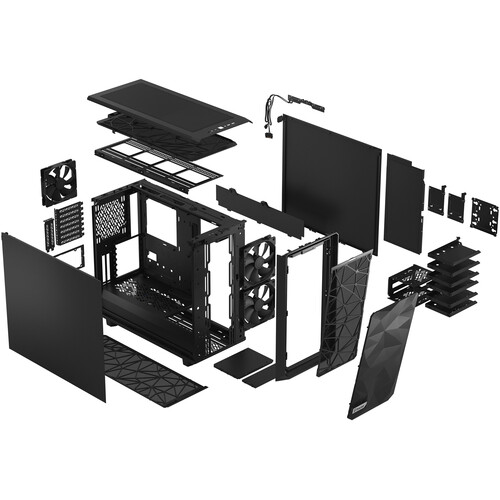 Fractal Design Meshify 2 Mid-Tower Case (Black)