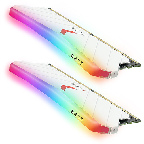 PNY Technologies 32GB XLR8 DDR4 3200 MHz Gaming Desktop Memory Kit (2 x 16GB, White)
