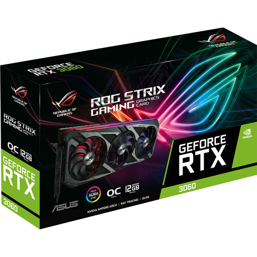 ASUS GeForce RTX 3060 Republic of Gamers Strix OC Graphics Card