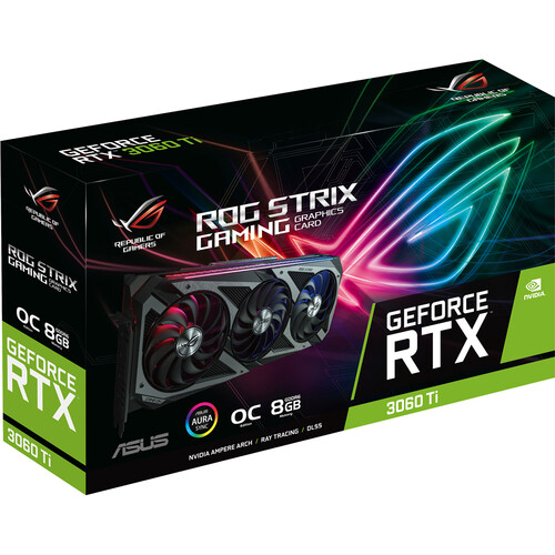 ASUS Republic of Gamers Strix RTX 3060 Ti OC Graphics Card