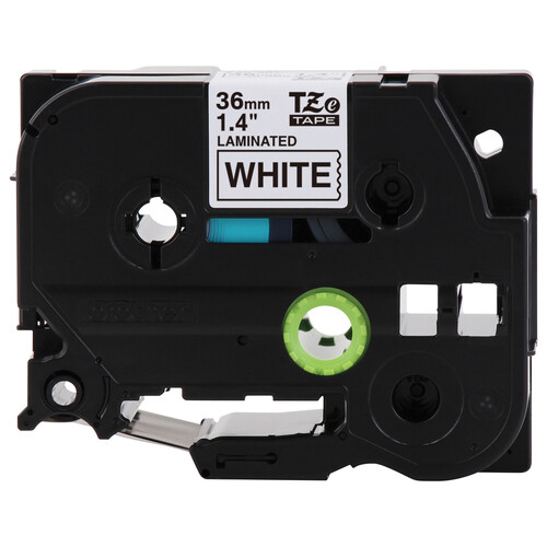 Brother TZe-M261 Label Tape for P-Touch Labelers (Black on Matte White, 1.4