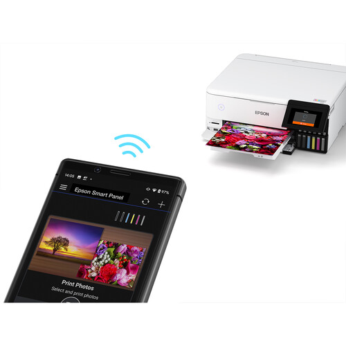 Epson EcoTank Photo ET-8500 Wireless Color All-in-One Supertank Printer