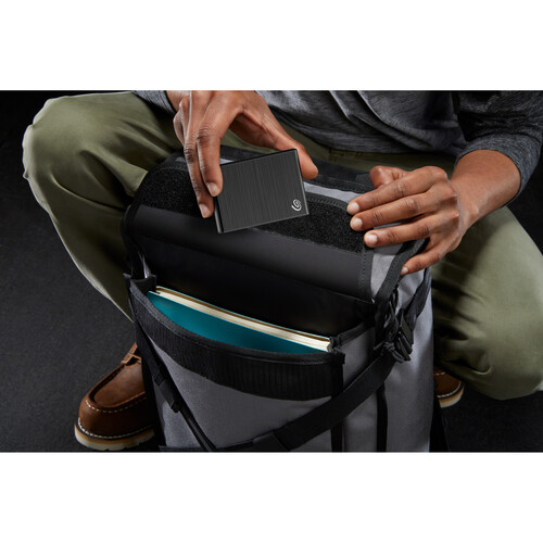 Seagate 2TB One Touch USB 3.2 Gen 2 External SSD (Black Woven Fabric)