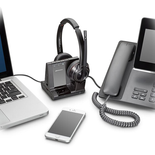 Plantronics Savi 8220M UC Wireless DECT Headset System