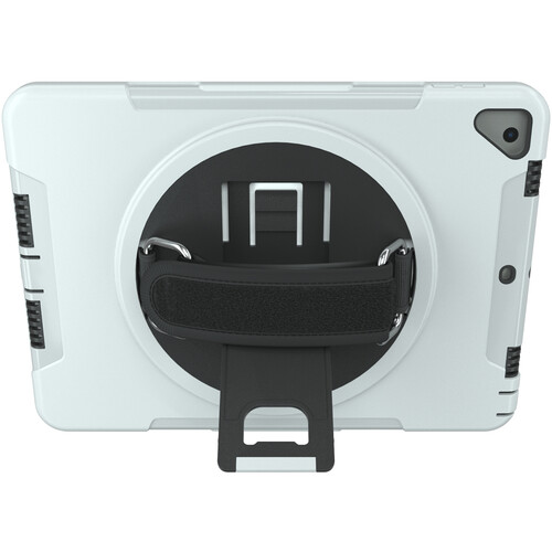 CTA Digital Protective Case with Grip and Kickstand for 10.2 and 10.5" iPads (White)