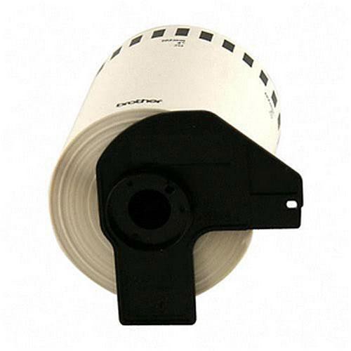 Brother Continuous Length Film Tape (4" x 100', Black on White)