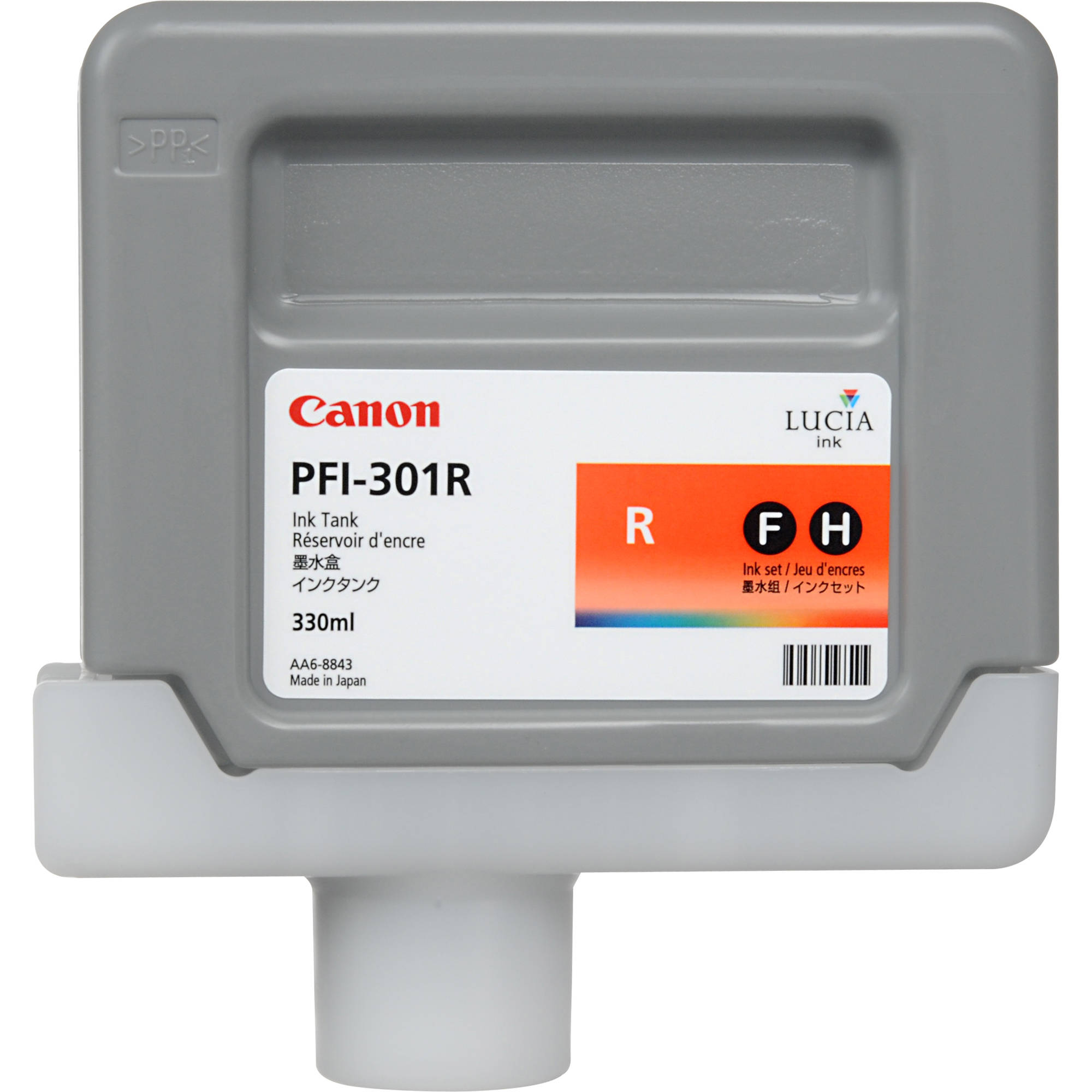 Canon PFI-301R Red Ink Tank (330mL)