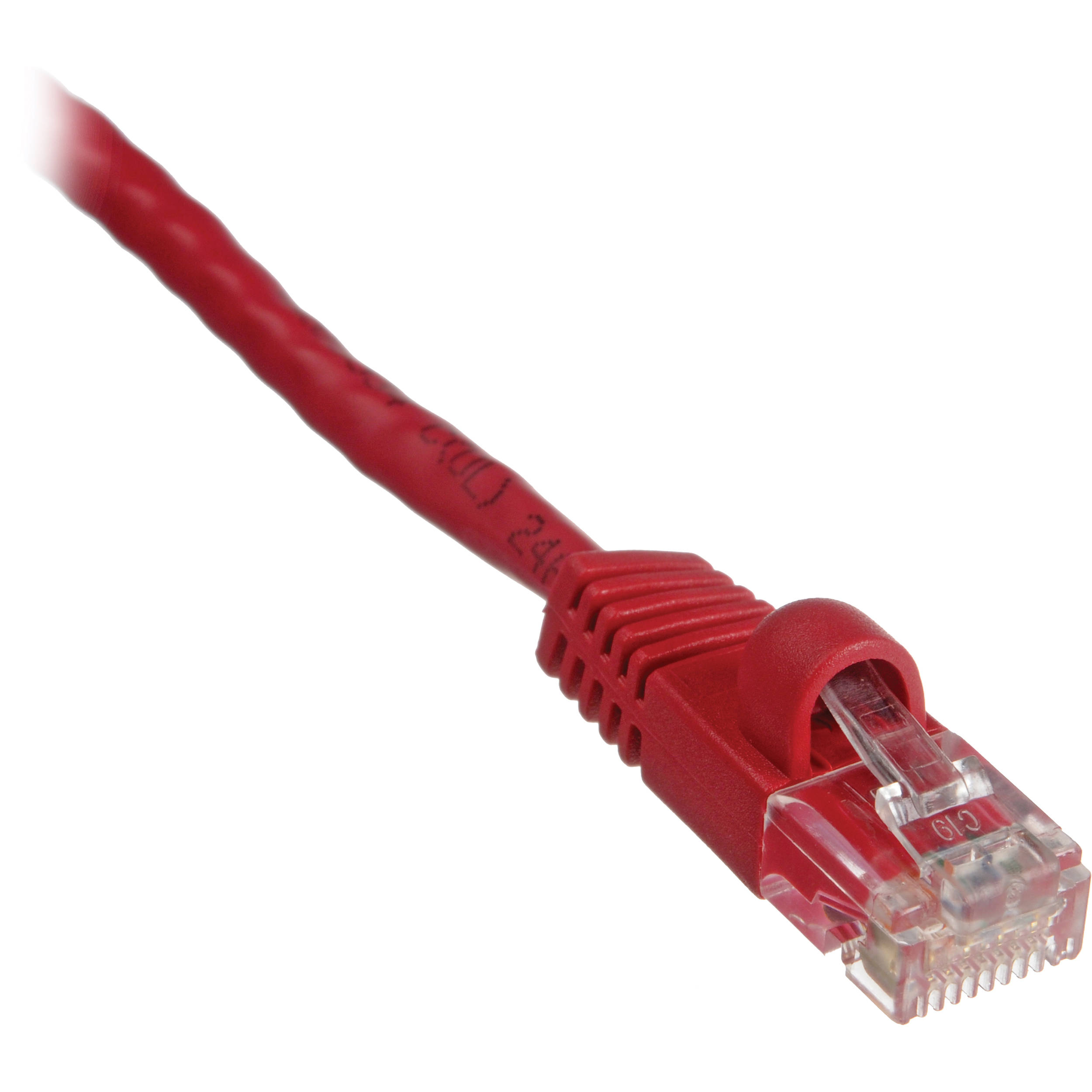 Comprehensive Cat5e 350 MHz Snagless Patch Cable (50', Red)