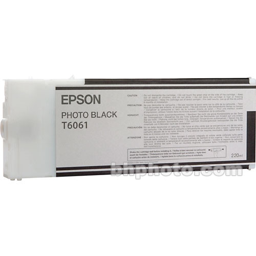 Epson UltraChrome K3 Photo Black Ink Cartridge (220 ml)