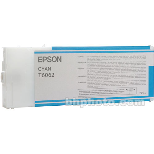 Epson UltraChrome K3 Cyan Ink Cartridge (220 mL)
