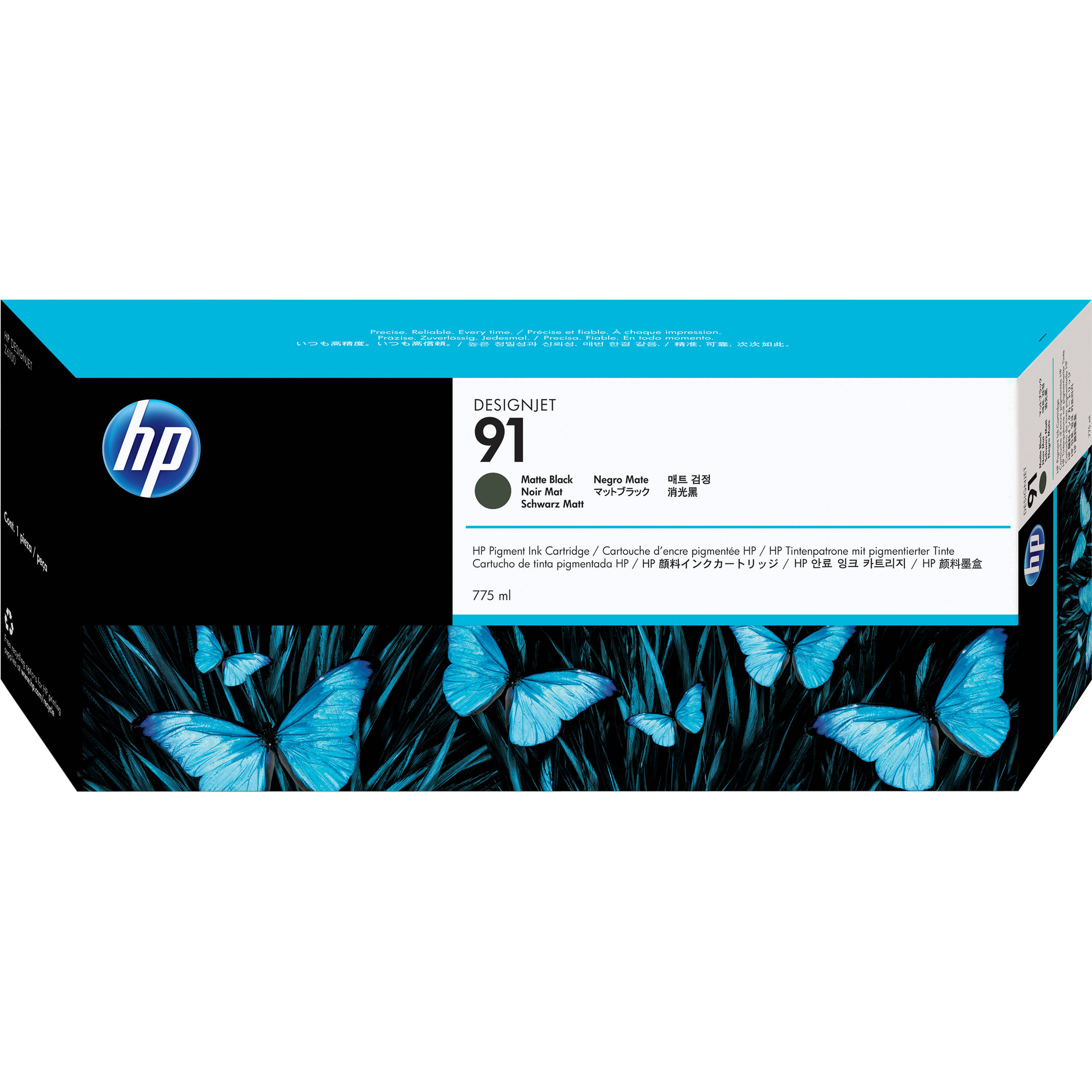 HP 91 775-ml Pigment Matte Black Ink Cartridge (3 Pack)