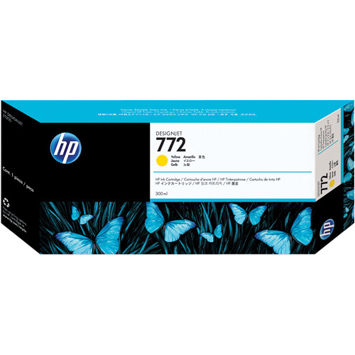 HP 772 300-ml Yellow Designjet Ink Cartridge