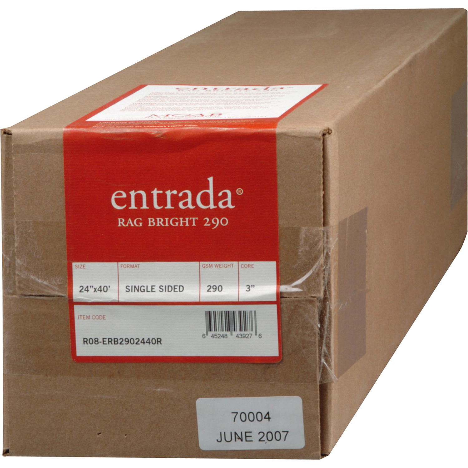 Moab Entrada Rag Bright 290 Archival Inkjet Paper (24" x 40' Roll)