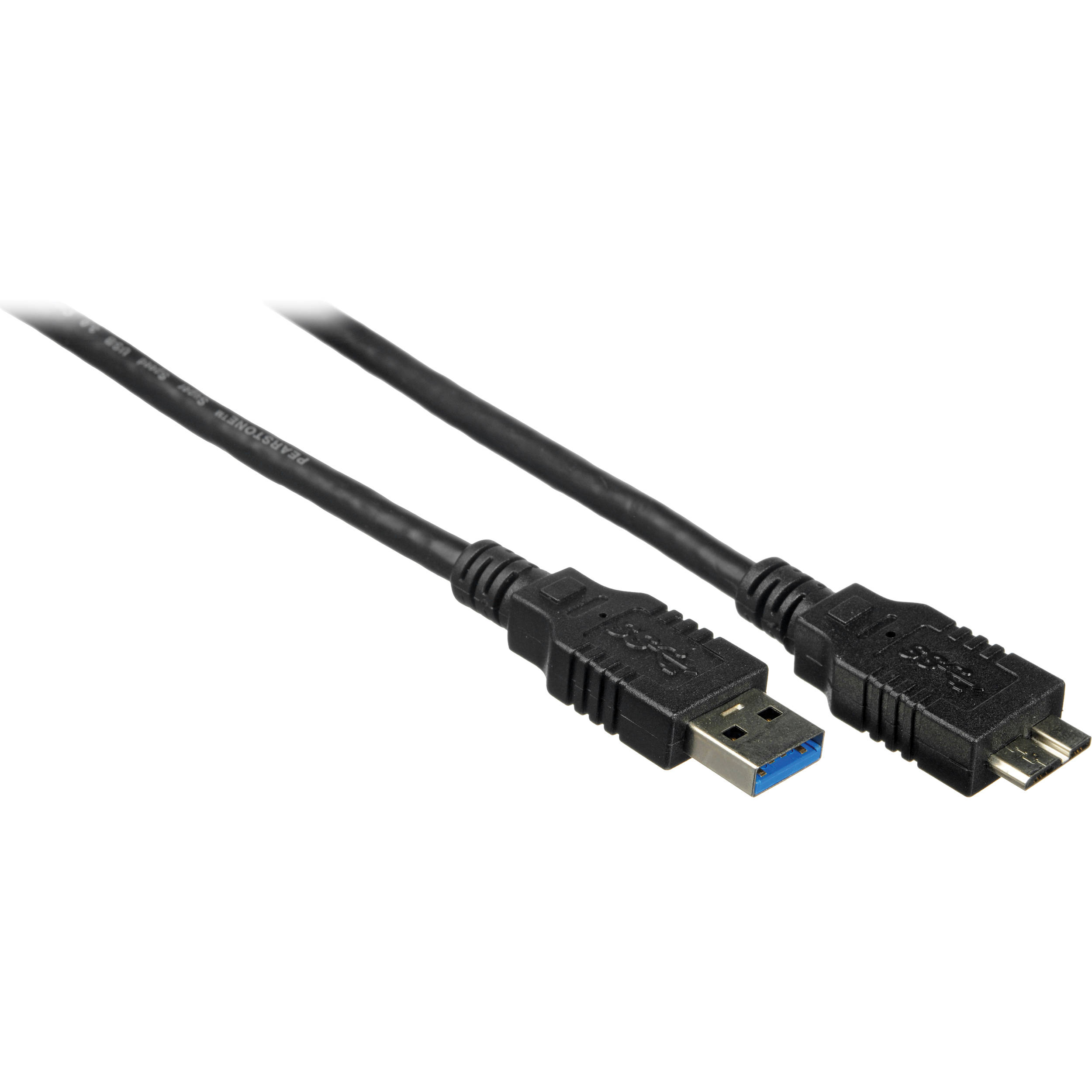 Pearstone USB 3.0 Type-A Male to Micro Type-B Male Cable (6')