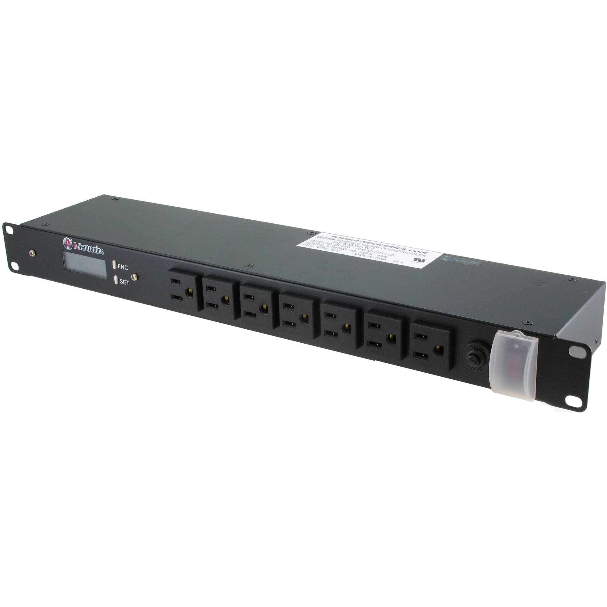 A-Neutronics 17-Outlet / 19" Rackmount Power Strip with LCD