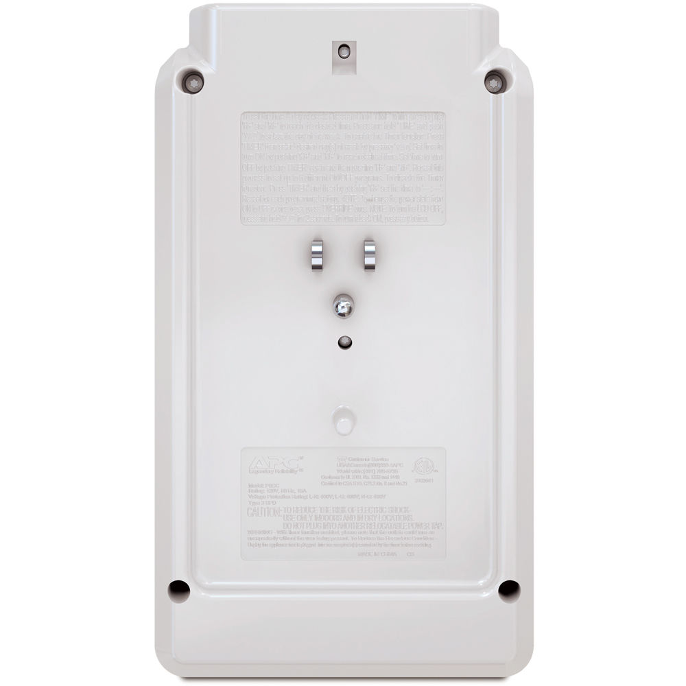 APC Essential SurgeArrest 4-Outlet Surge Protector with LCD Timer