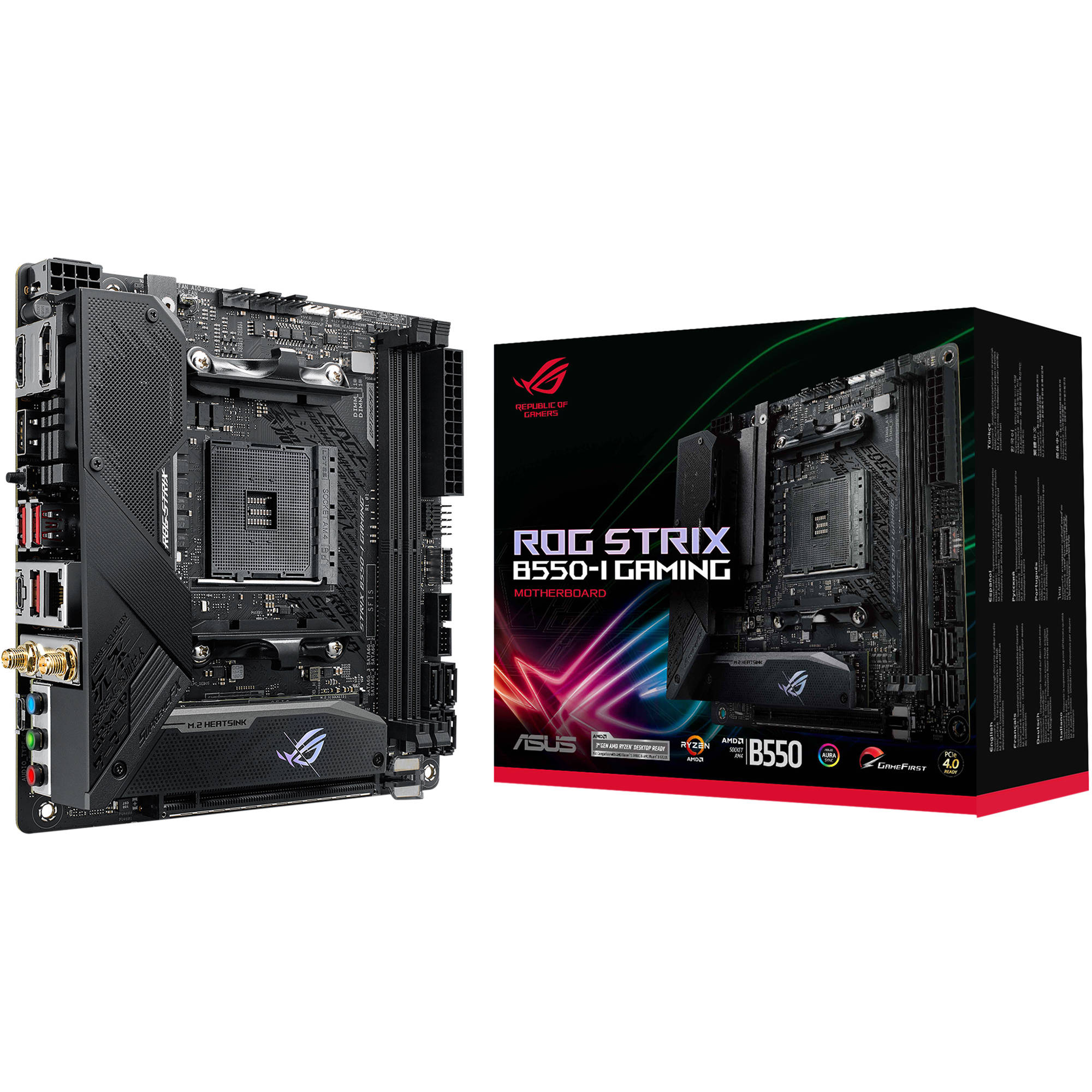 ASUS Republic of Gamers Strix B550-I AM4 Mini-ITX Motherboard