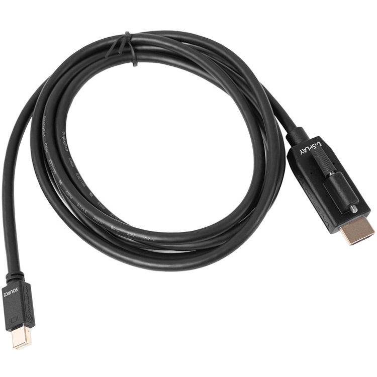 Atlona LinkConnect Mini DisplayPort to Locking HDMI Cable (9.8')