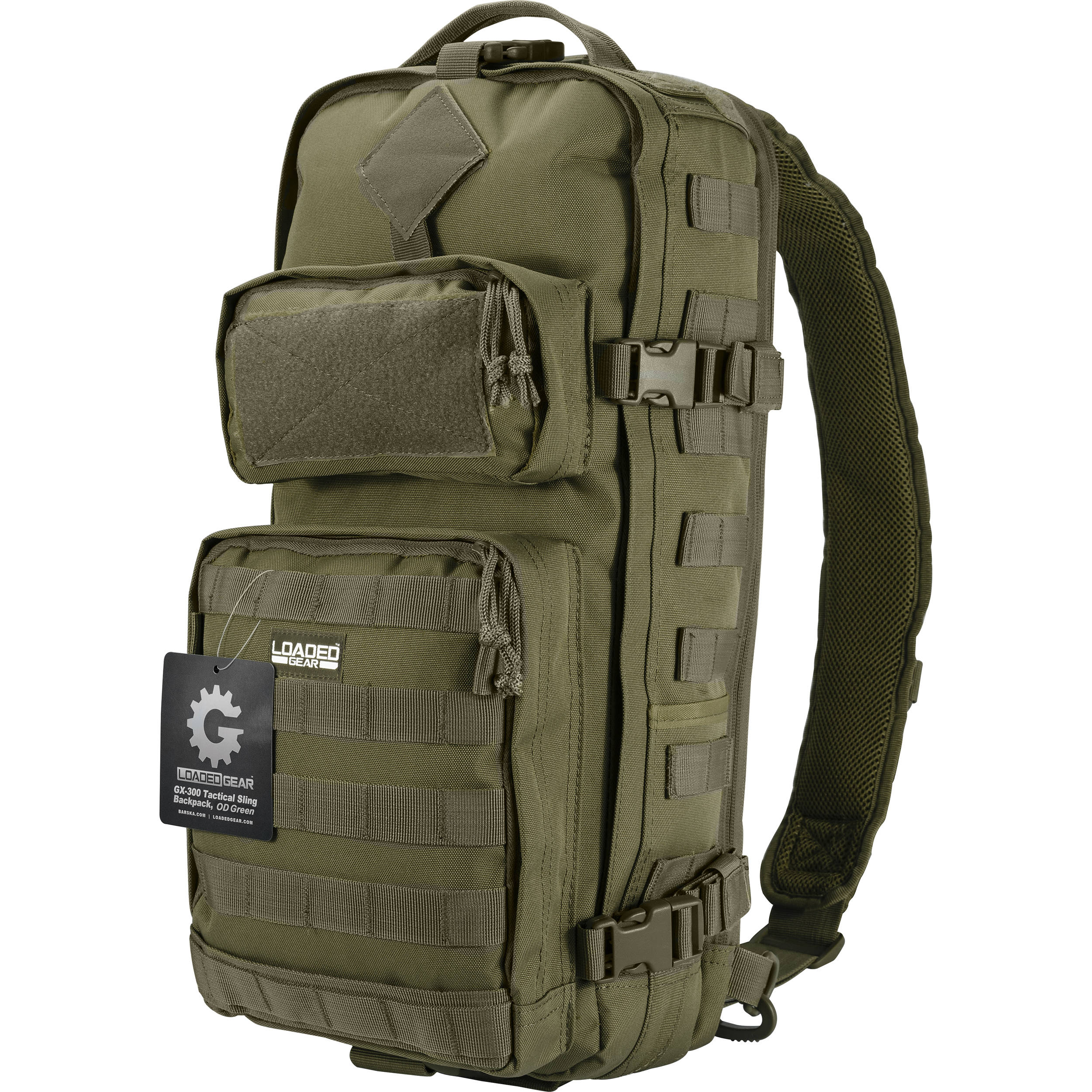 Barska GX-300 Loaded Gear Sling Backpack (OD Green)